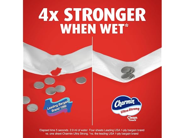 Charmin Ultra Strong Clean Touch 2 Ply Toilet
