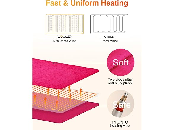WOOMER NS5060013 heating pad