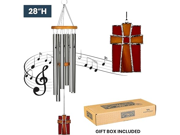 28" Woodstock Wind Chimes for Outside