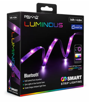 Primo 16 Foot Smart Bluetooth Strip Light with Remote - Gallery 3