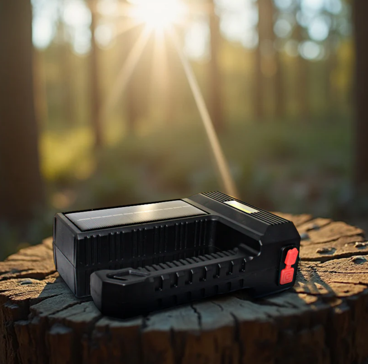 Adurance 2-in-1 Tactical Solar Rechargeable Flashlight & Task Light - Gallery 9