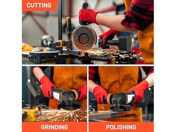 Litheli 20V Brushless Cordless Angle Grinder