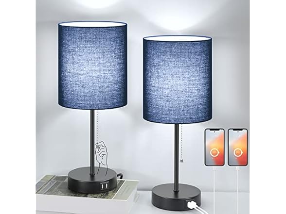 Bosceos Table Lamps Set of 2