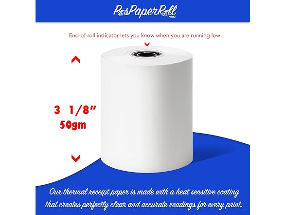 ROLLXY 3-1/8 X 230 Thermal Paper