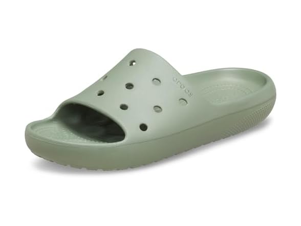 Crocs Classic V2 Unisex Slide Moss