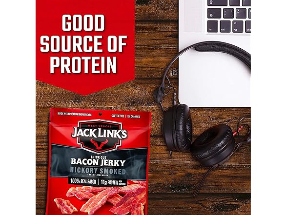 Jack Link's Thick Cut Hickory Smoked Bac