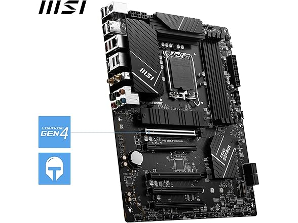 MSI PRO B760-P WiFi DDR4 ATX Motherboard