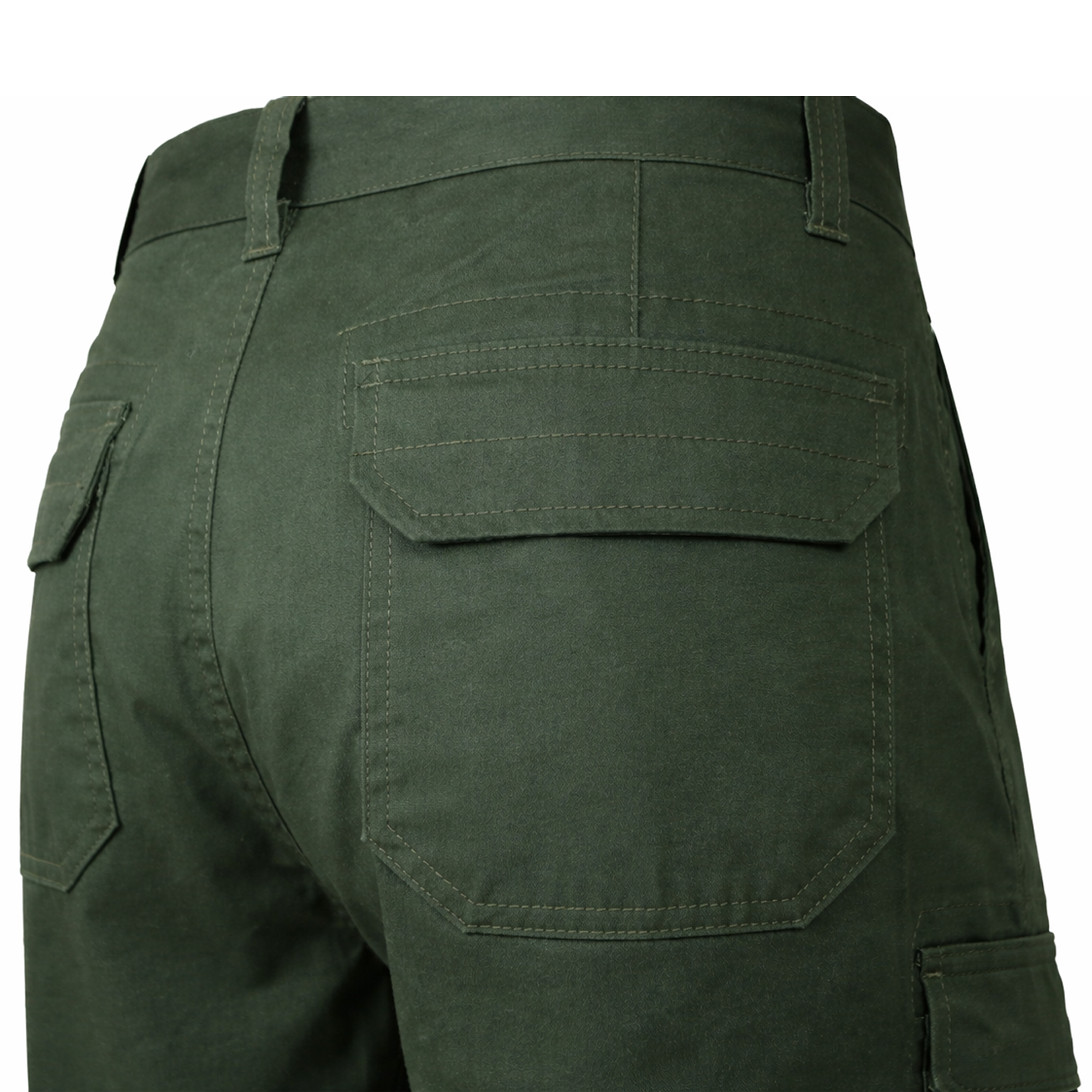3Pk Mens Cotton Stretch Cargo Shorts - Gallery 19