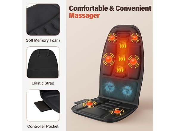 Massage Seat Cushion With Heat