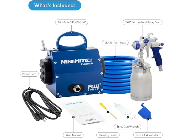 Fuji Spray 2903-T70 Mini-Mite 3 T70 HVLP Spray System