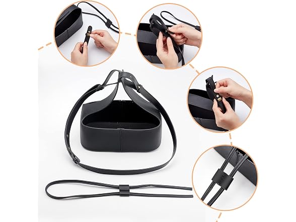 WADORN 7pcs DIY Leather Bucket Bag Making