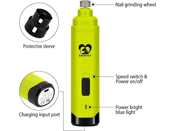 Casfuy B09XHQ19RM dog nail grinder