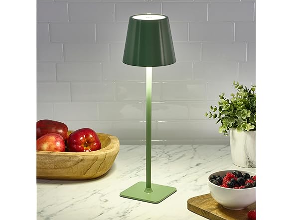 Mikasa Sage Green Cordless LED Lamp