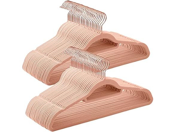 SONGMICS Velvet Hangers, Set of 50