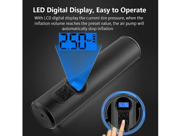 Portable Air Compressor Mini Tire Inflator