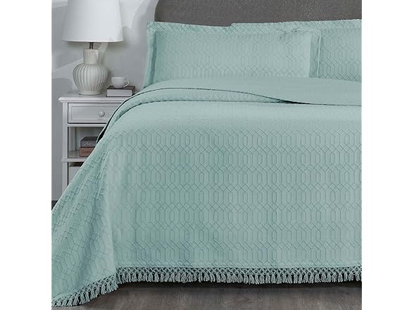 Superior Remi Cotton Blend 3 Piece Bedspread Set