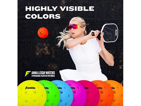 Franklin Sports X-40 Pickleballs - 100 Pack - Ember