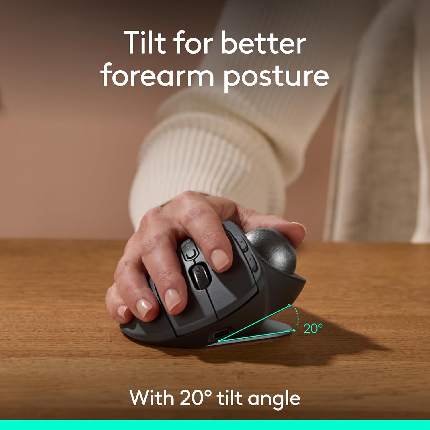 Logitech MX Ergo S Wireless Trackball Mouse - Gallery 11