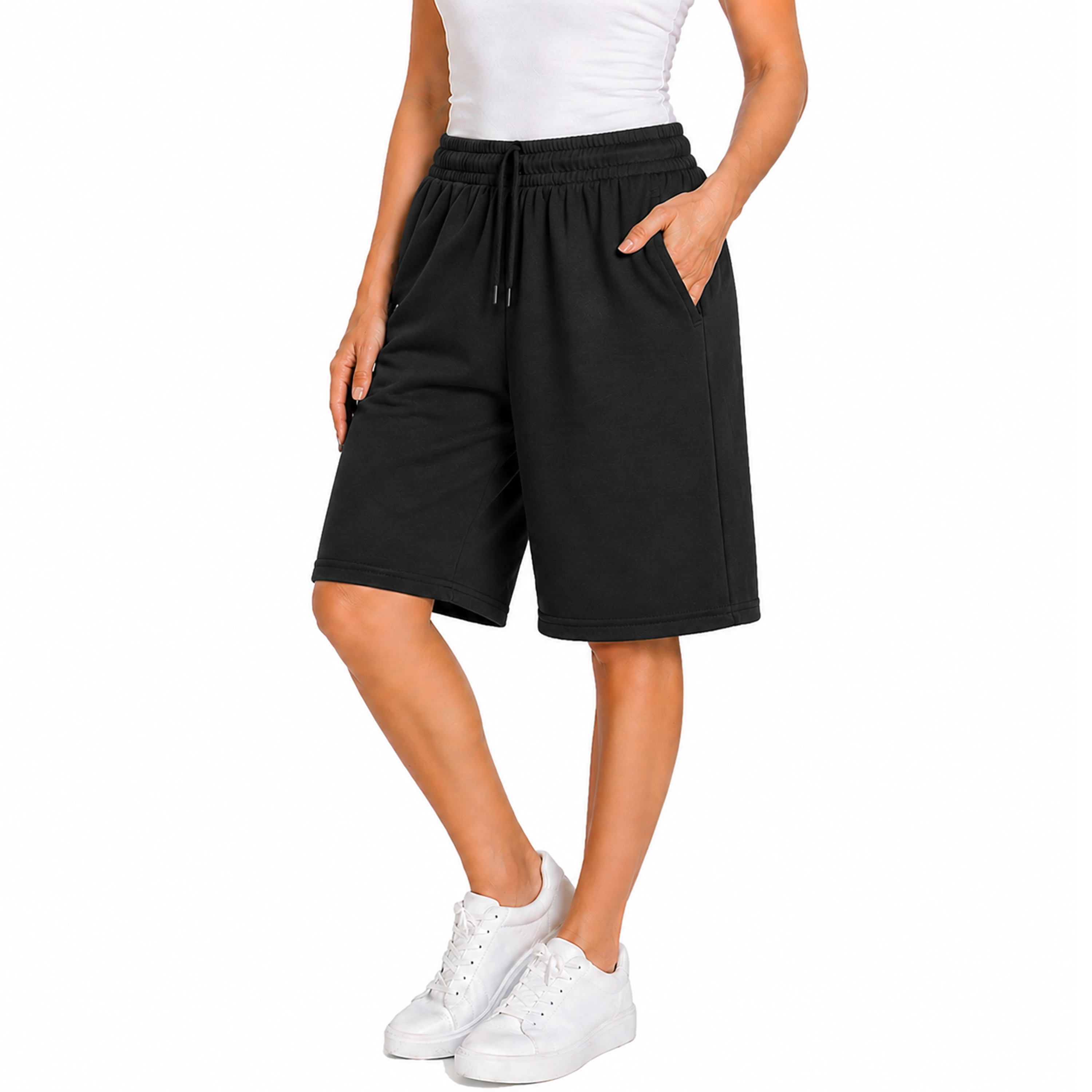 5Pk Womens Loose Fit Lounge Shorts - Gallery 11