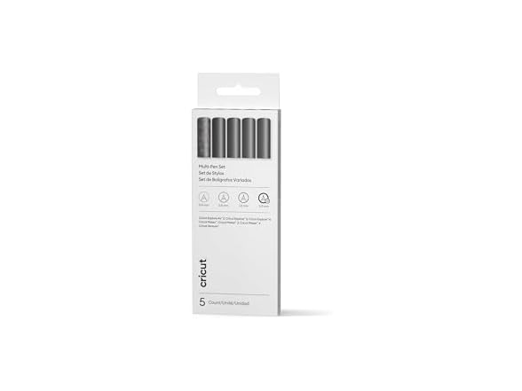 Cricut Multi Pen Set, Black (5 ct)