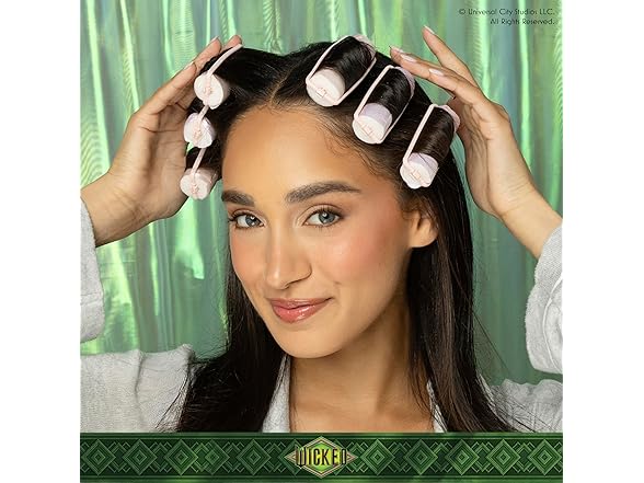 Wicked Glinda 6PK Satin Rollers