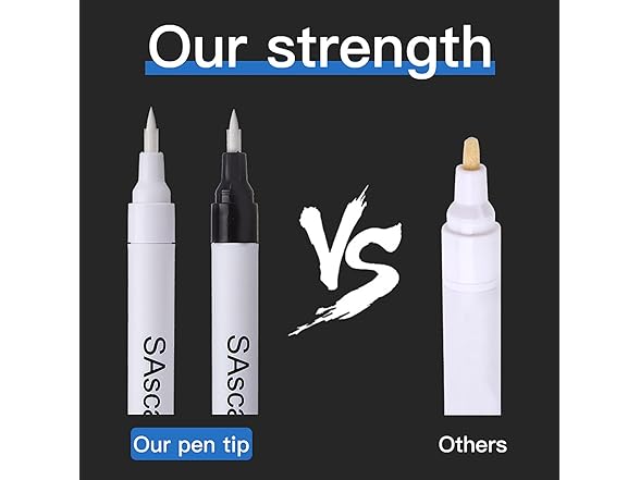 SAscat Black Sneaker Marker, 2-Pack