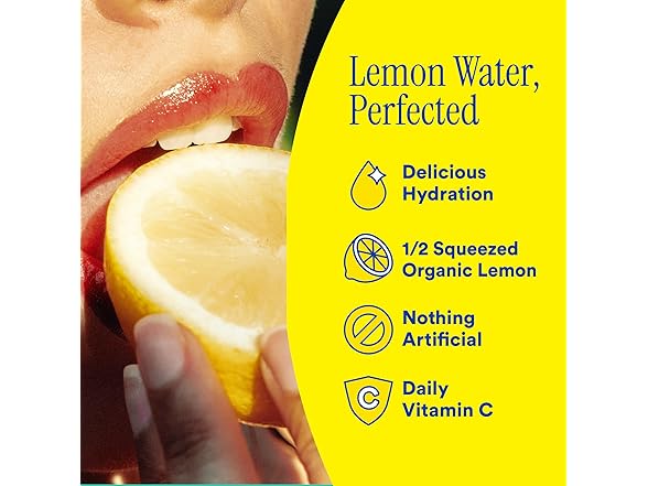 12PK Lemon Perfect Original, Flavored Lemon Water