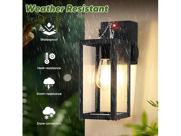 BesLowe 2-Pack Motion Sensor Porch Light - Gallery 7