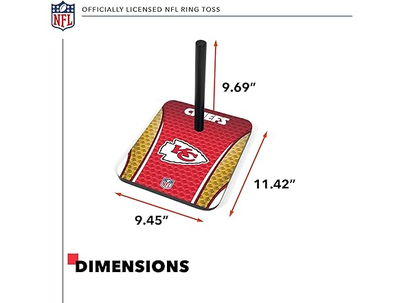 KANSAS CITY CHIEFS Quoits Ring Toss Set
