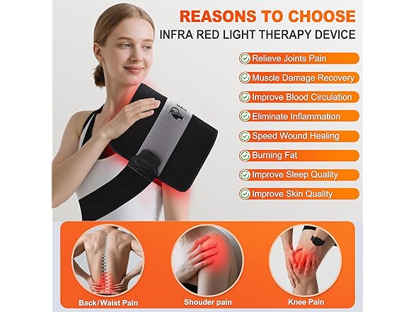 Large Red Light Therapy Pad 24" x 12"