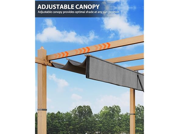 Garvee 10x13 ft Outdoor Pergola