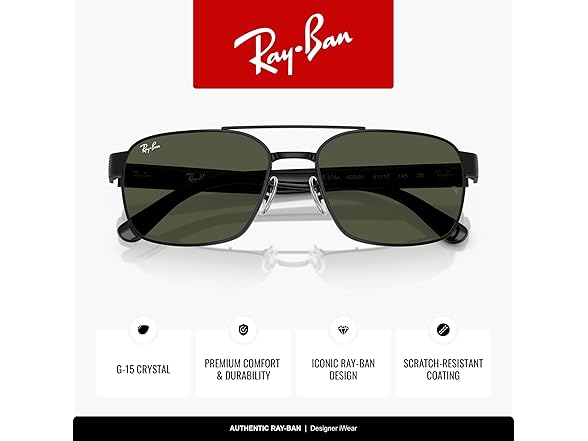 Ray-Ban RB3751 Square Sunglasses