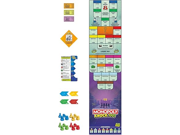Monopoly Knockout Board Game