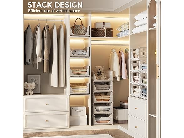 NeatNok Stackable Storage Bins