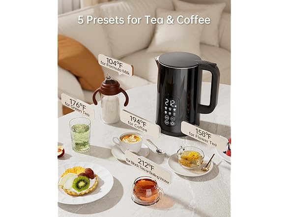 Electric Kettle with Temperature Control