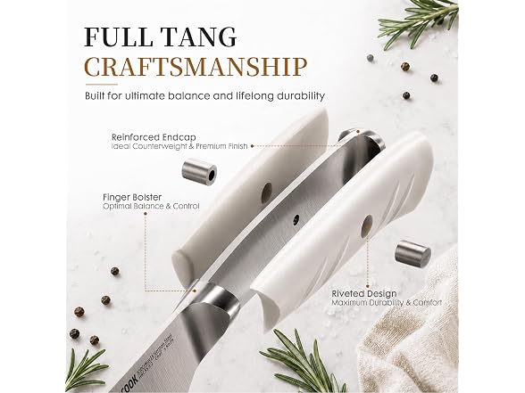Astercook 15-Pc Knife Set with Block