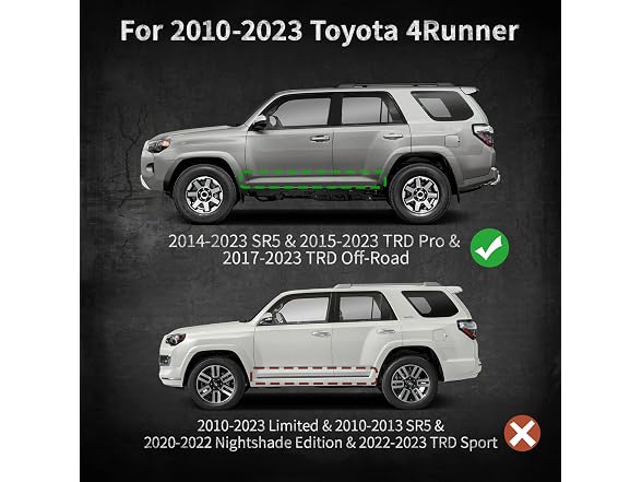 OEDRO 6 Inch Running Boards Compatible