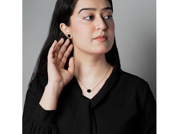 Five Leaf Clover Jewelry Set