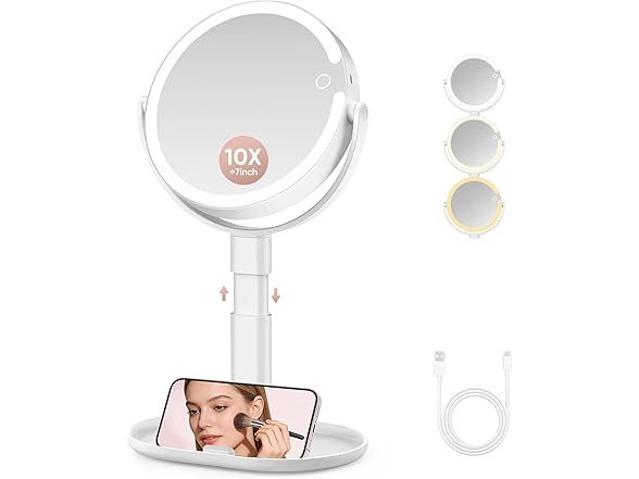 GONOBLE Lighted Makeup Mirror