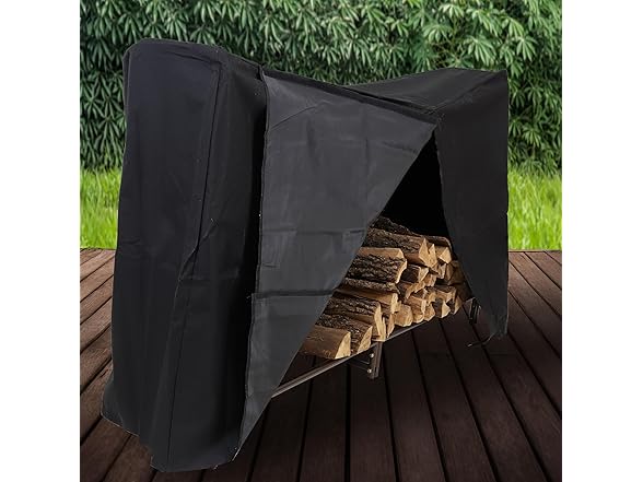 Sunnydaze 6-Foot Firewood Log Rack Cover