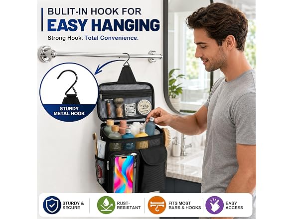 EaseGave Mesh Shower Caddy Portable