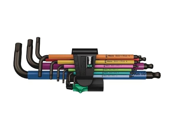 Wera 950/9 One Size Wera Tools Long Arm Key Set