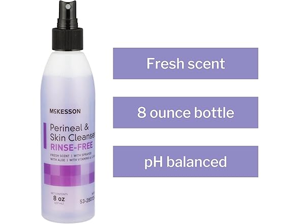 McKesson Perineal Cleanser 8oz 5pk