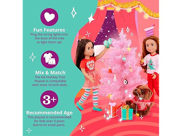 Glitter Girls – 14-Inch Doll Accessories – Winter Tree Playset