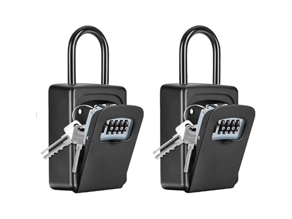 Fayleeko Wall Mounted, Portable Lock Box