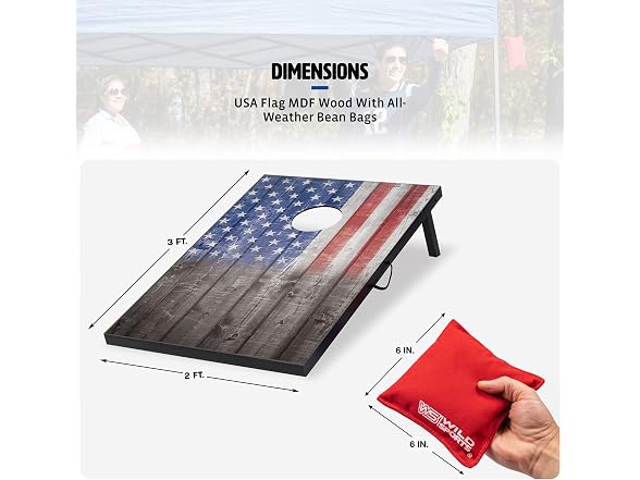 Wild Sports 2’x3’ Cornhole Outdoor Game Set