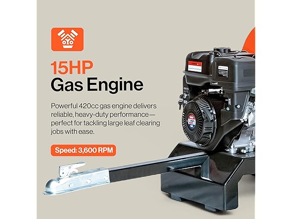 SuperHandy Towable Wood Chipper