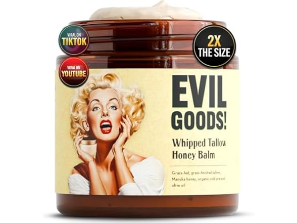 Evil Goods EGBT Whipped Beef Tallow and Honey Balm