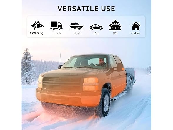 Ecojoy W0568 Diesel Heater 12V 8KW Orange Vertical - Gallery 7