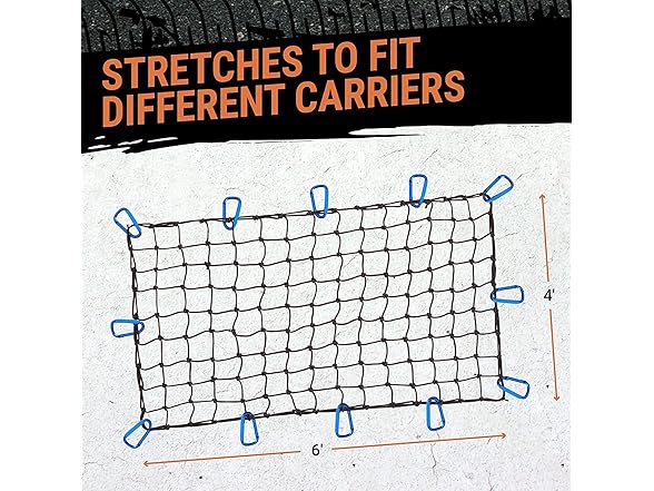 Heavy Duty Truck Cargo Net 4x6